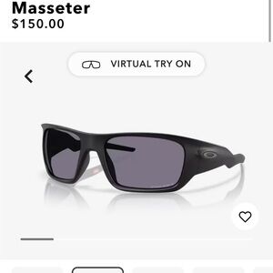 Oakley Masseter Sunglasses - Black Frame with Dark Gray Lenses